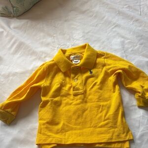 Polo by Ralph Lauren Kids Yellow Long Sleeve Polo
